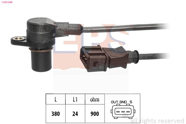 Senzor impulsuri, arbore cotit EPS-1953 846 MDR